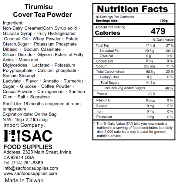 Tiramisu Cream Powder - Image 3