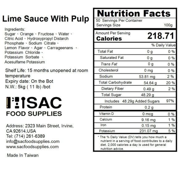 Lime Puree - Image 2