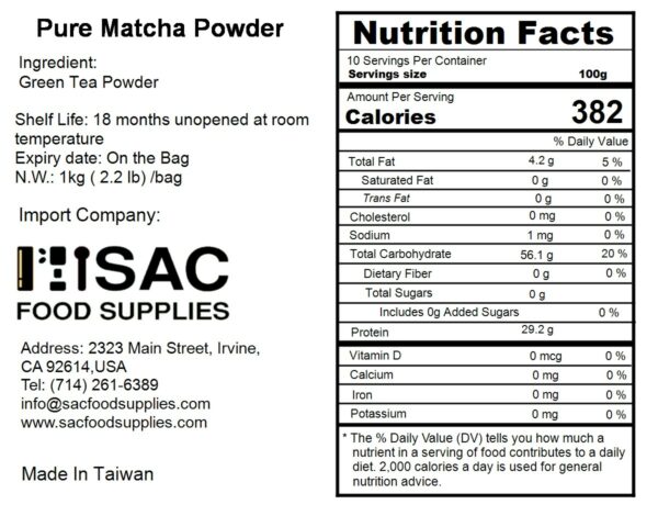Matcha Green Tea Powder (Pure) - Image 5