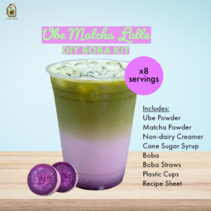 DIY Ube Matcha Latte (8 Servings)