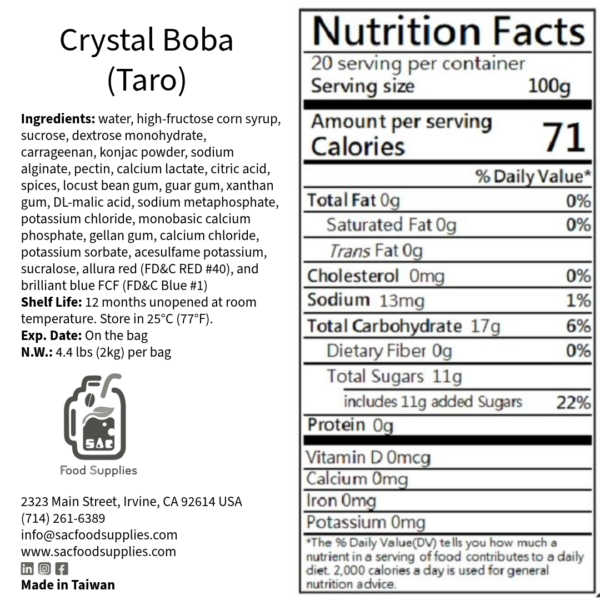 Crystal Boba (Taro) | NEW - Image 4