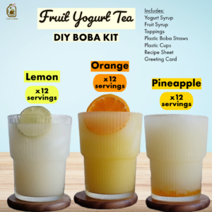 Fruit Yogurt Tea Boba Kit (12 Servings)